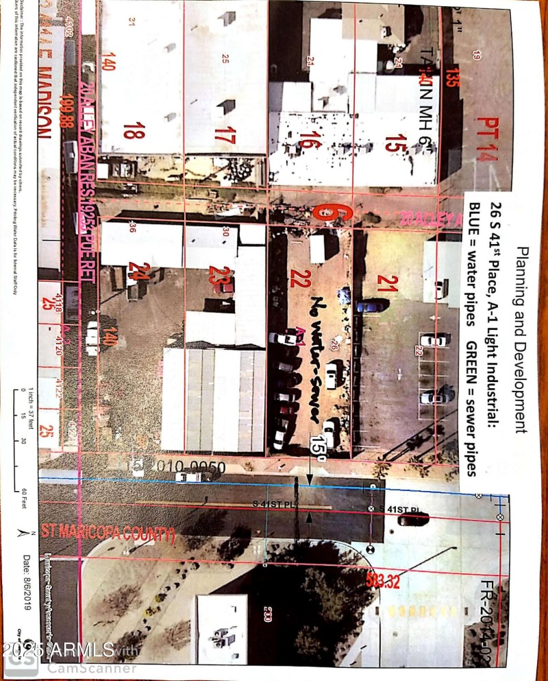 City utilities, 26 S 41st PL, no utiliti