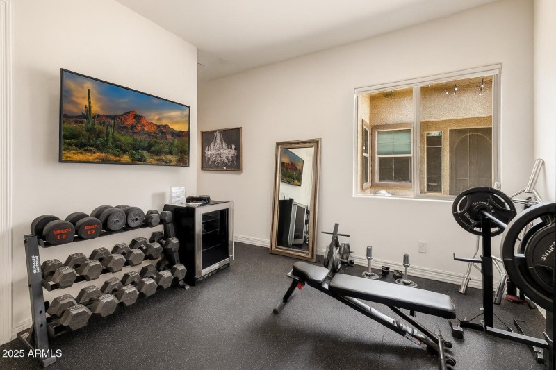 Guest bedroom/gym