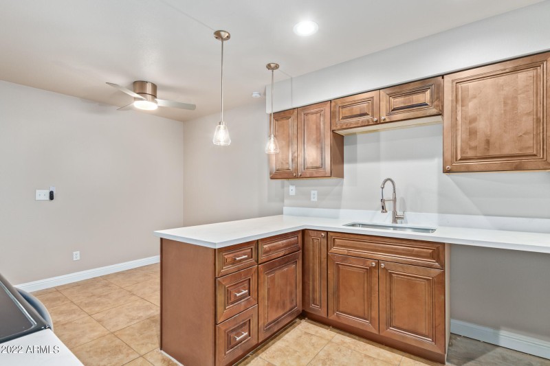 kitchen and bonus room