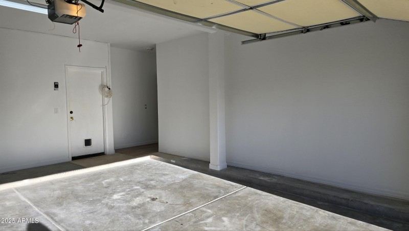 Finished Wall in Garage