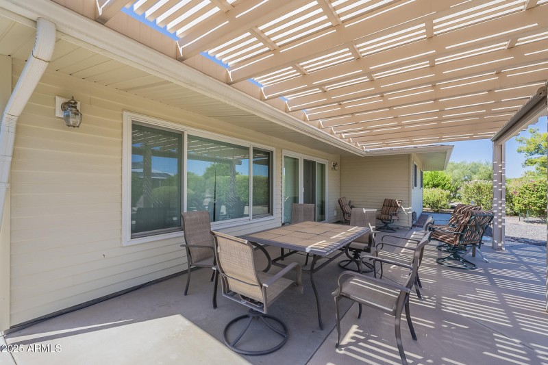 Back Patio view