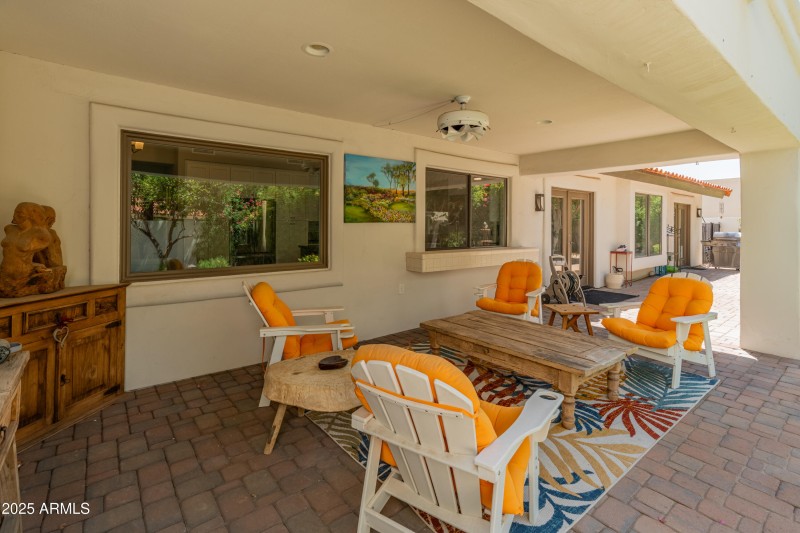 Covered patio