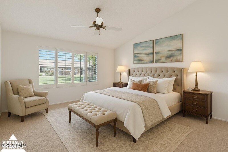 Primary Bedroom Virtually Staged