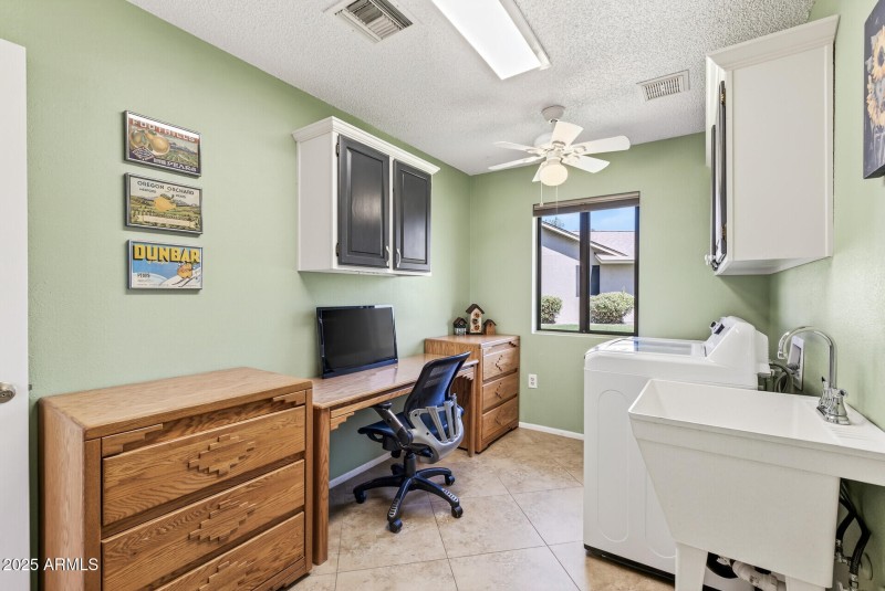 Laundry Room towards Side Yard