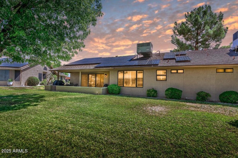 Back Exterior Twilight