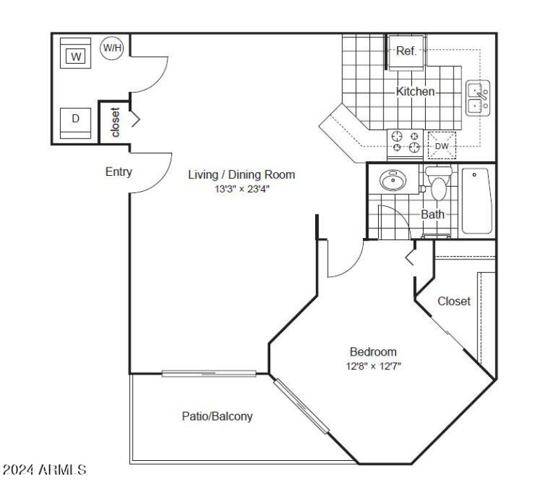 Floorplan 1br