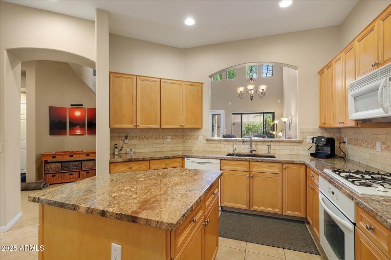 Kitchen open to great room