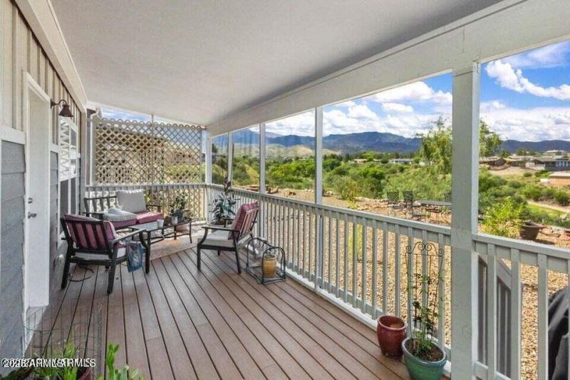 huge back deck