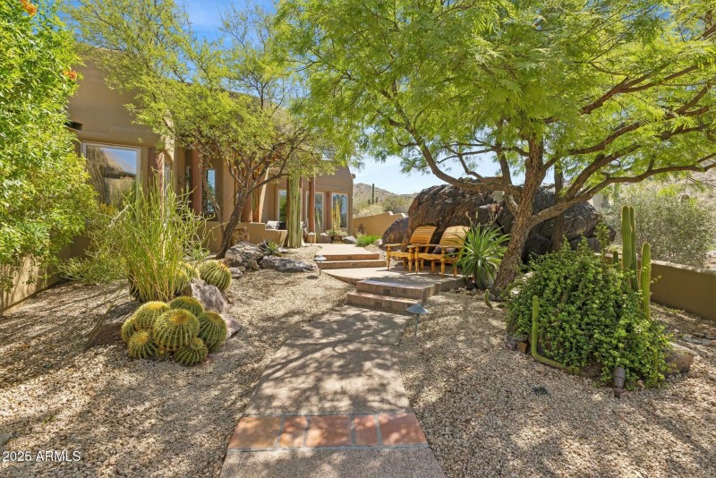 Courtyard entry