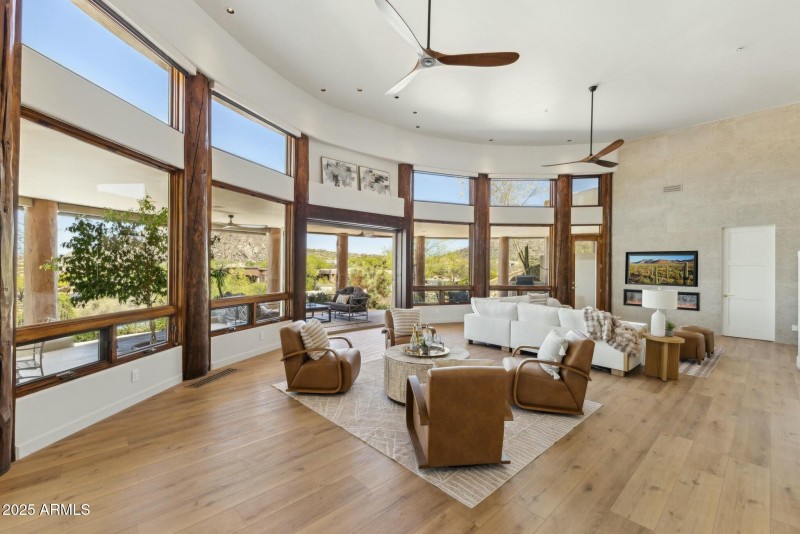 great room and telescoping door