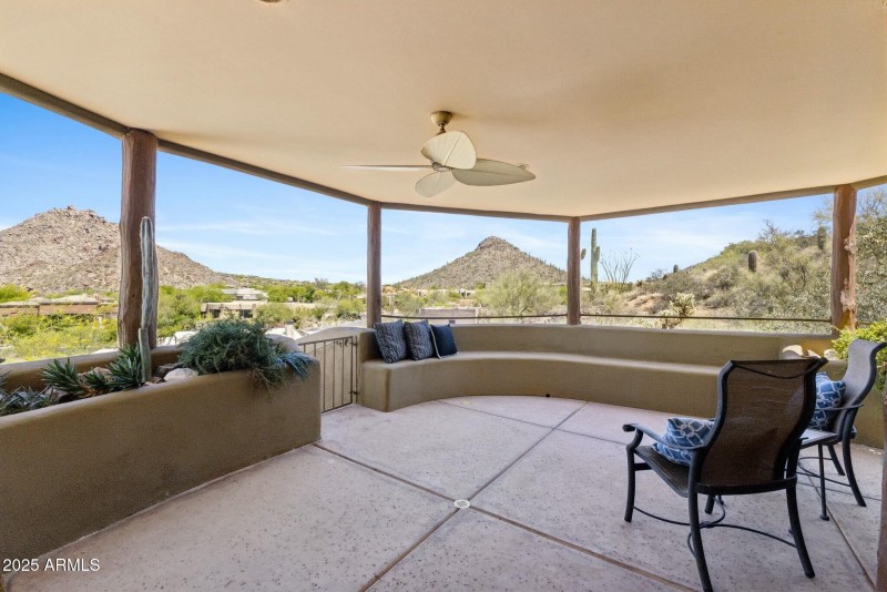 Private primary patio above