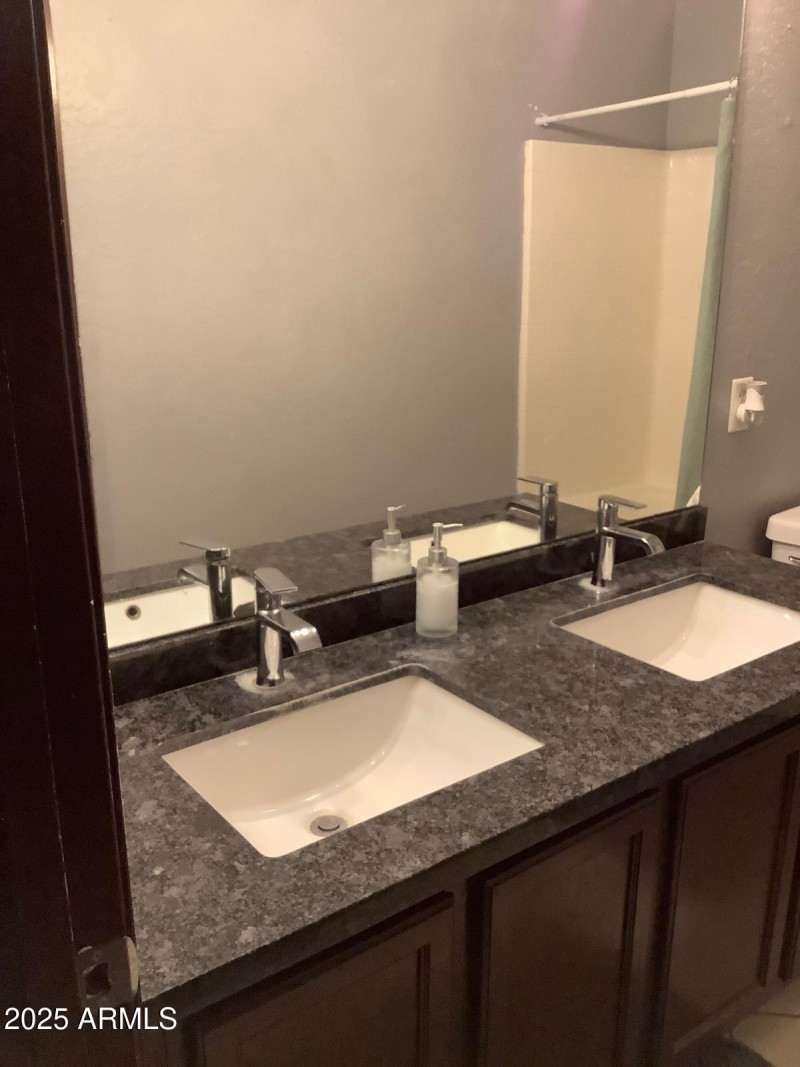 Guest bath Double vanities