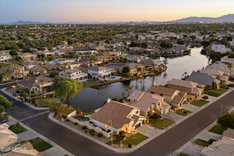 58-Twilight Aerial View