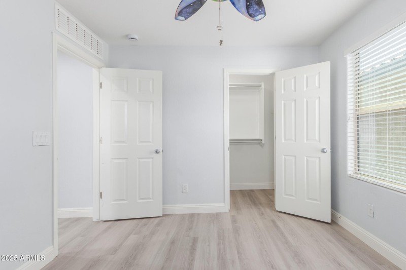 Bedroom 3 walk-in closet