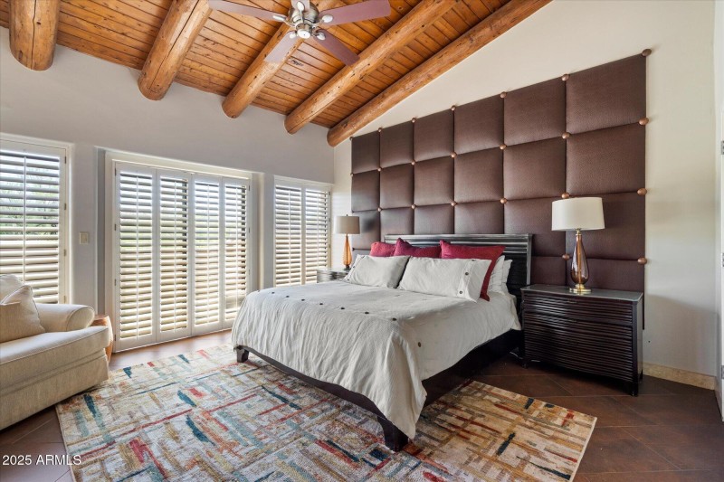 expansive primary bedroom
