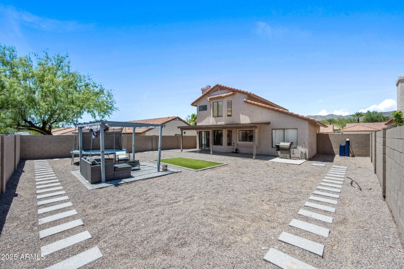 Large yard