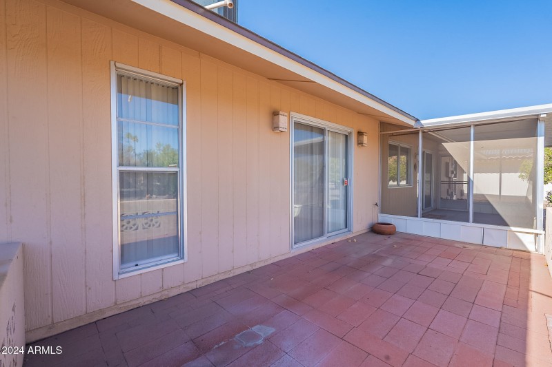 Rear Patio