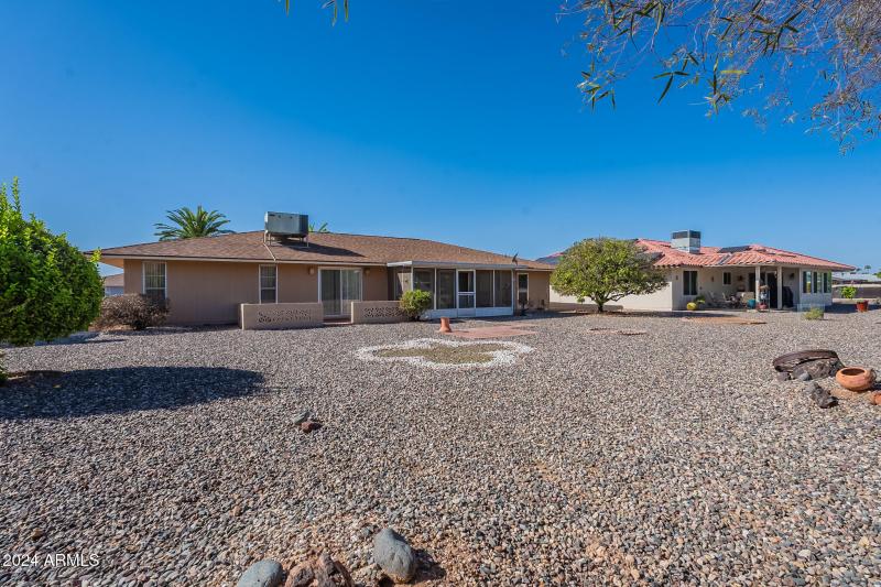 Desert backyard