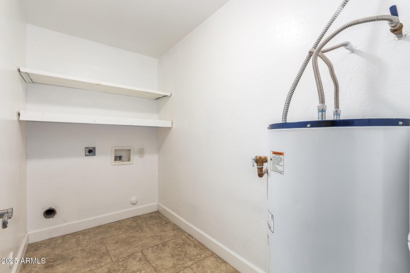 Inside laundry room