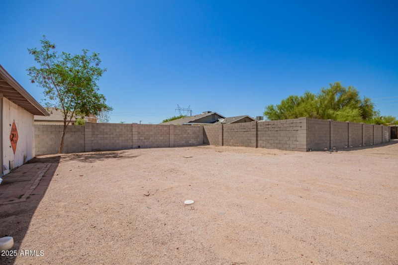 Right side yard