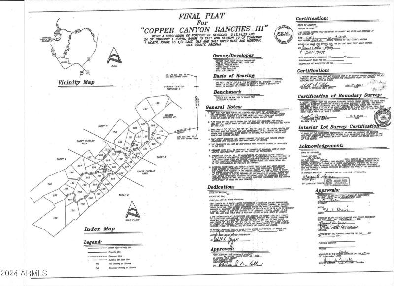 Survey Plat CCR III