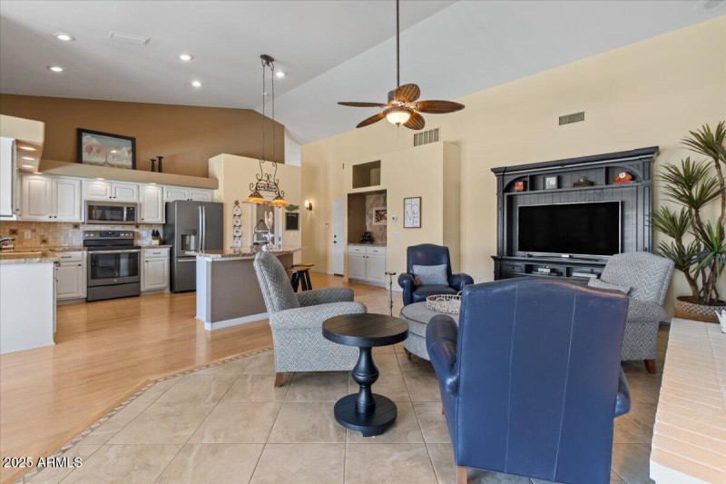 Open Family room