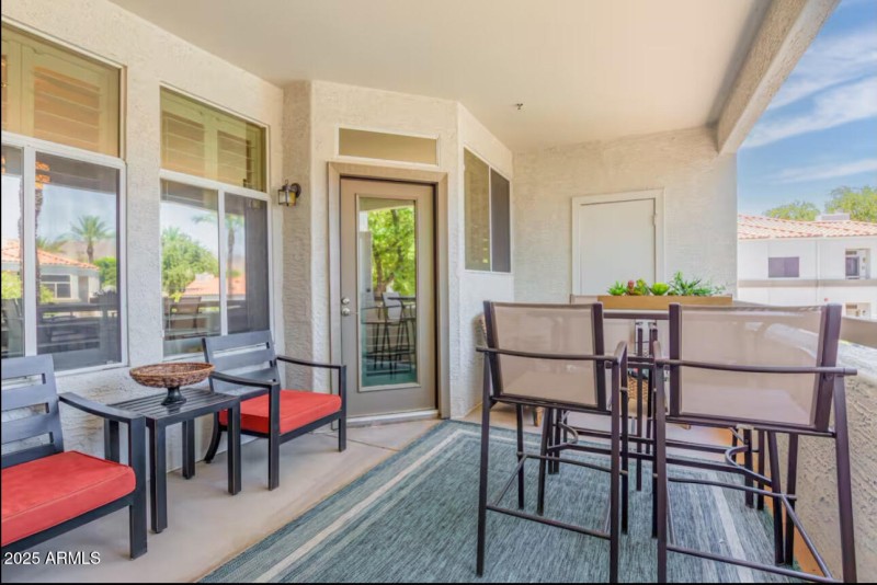 Primary Balcony- Staged