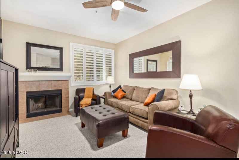 Living Room Staged