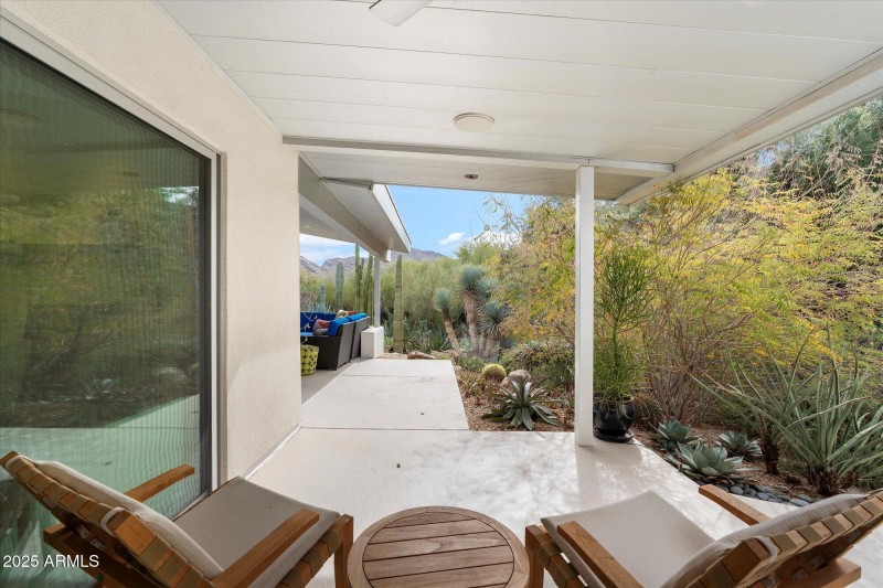 view from Kitchen Patio