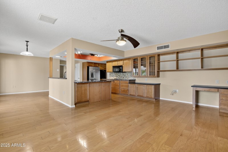 Expanded kitchen