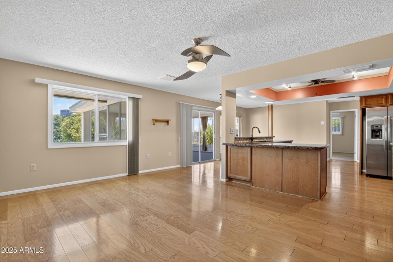 Family Room off kitchen