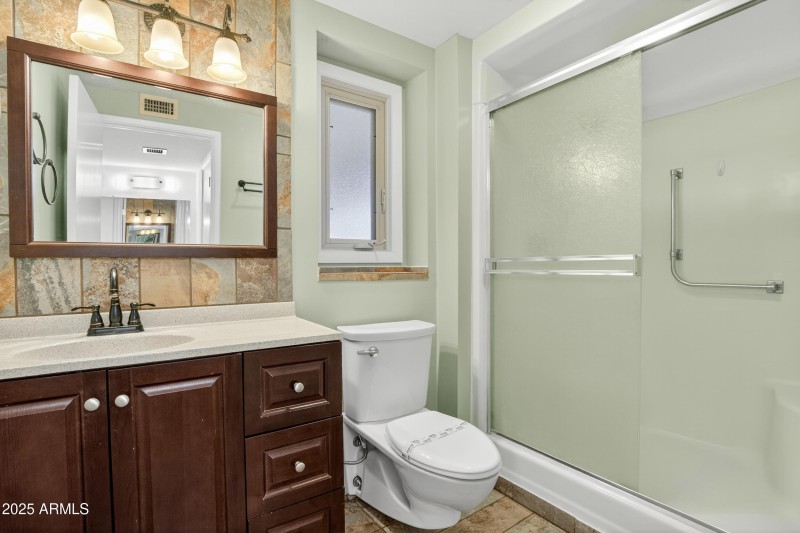 Updated primary bathroom