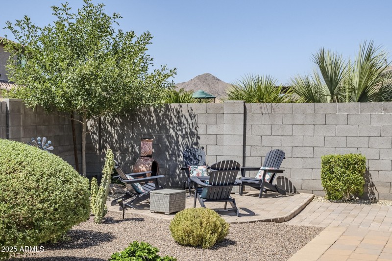 Paver Seating Area