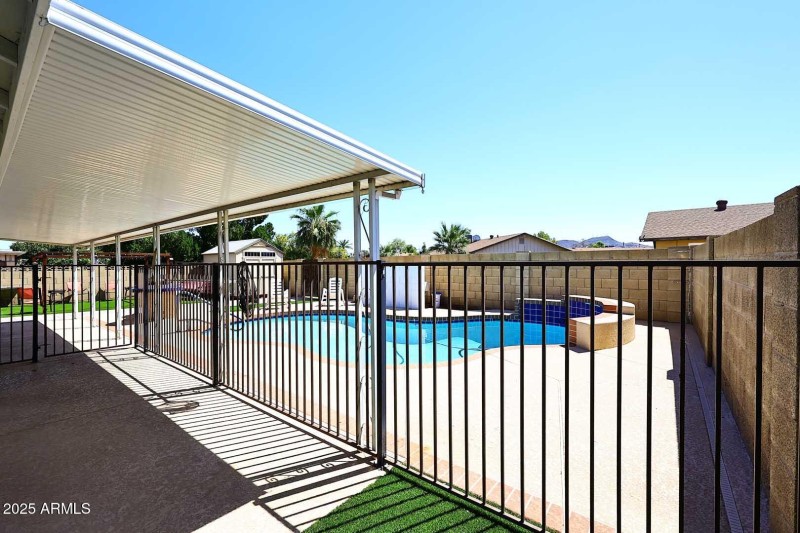 Fenced Pool Area