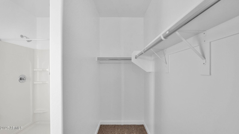 Primary walk-in closet