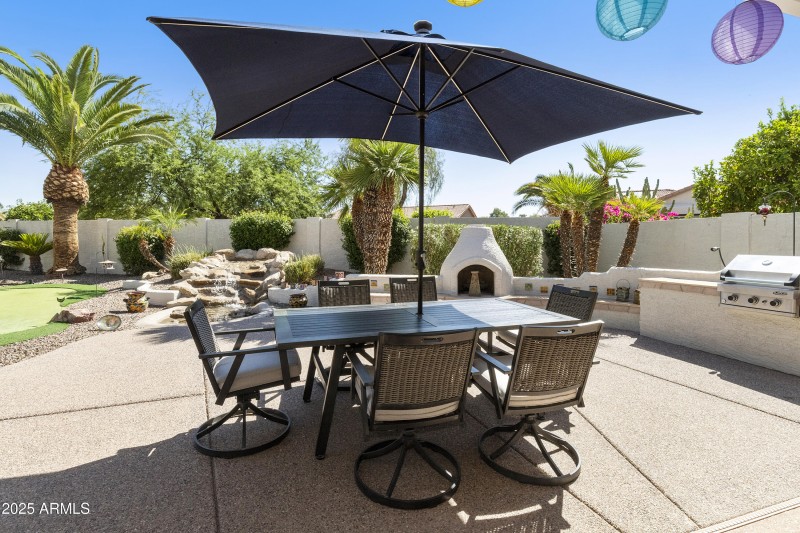 Back patio