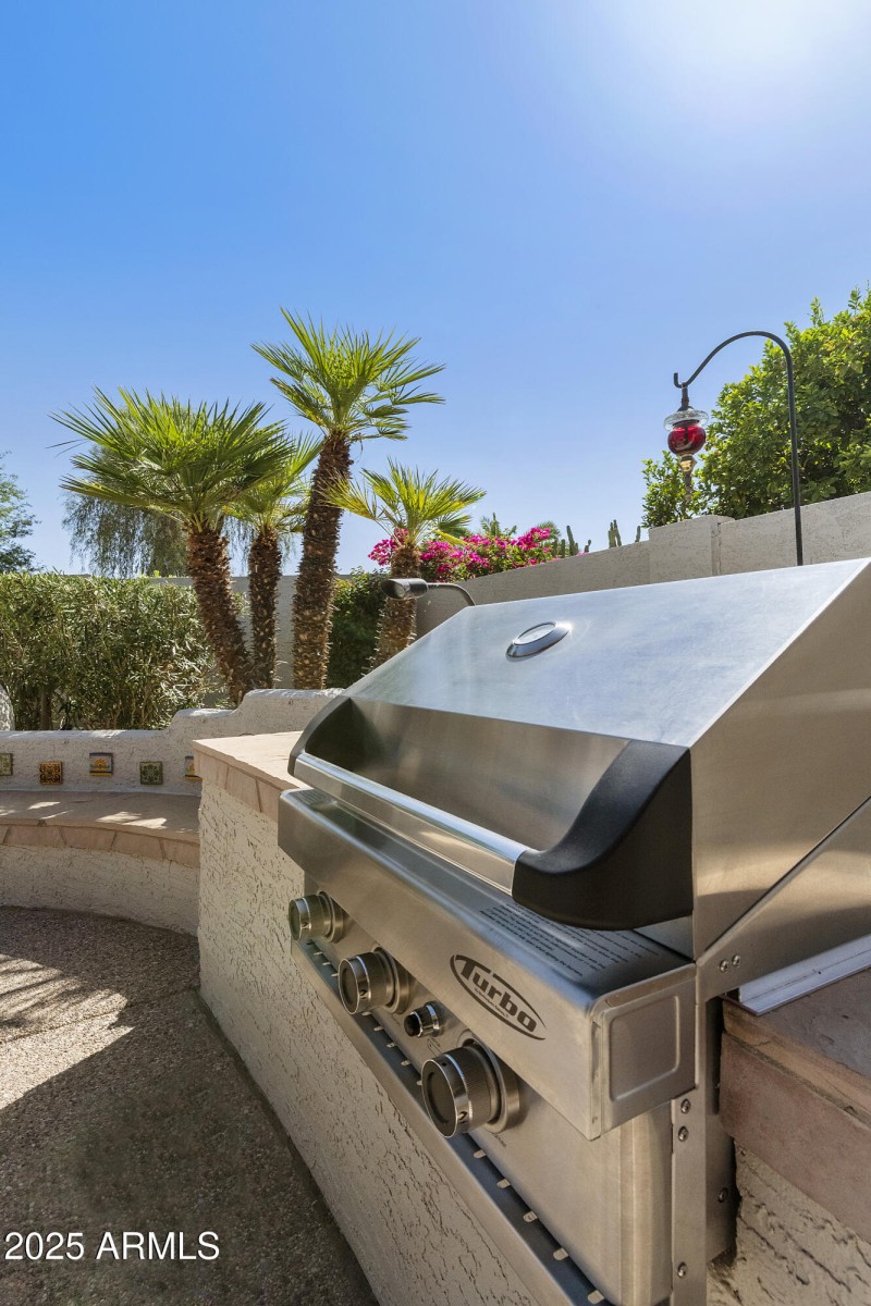 Built-in BBQ