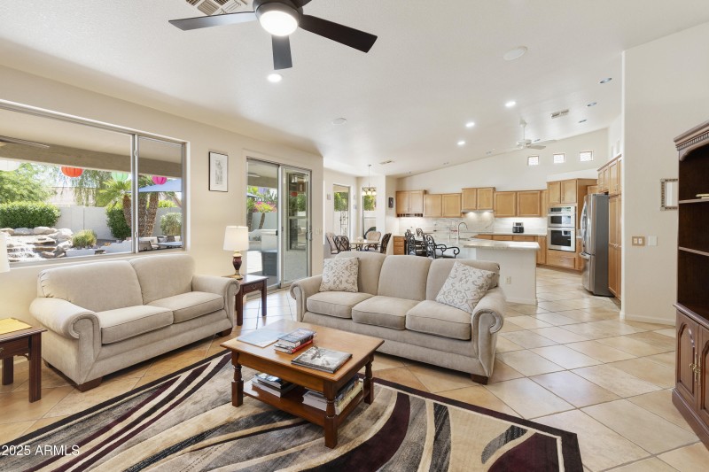 Family Room off kitchen