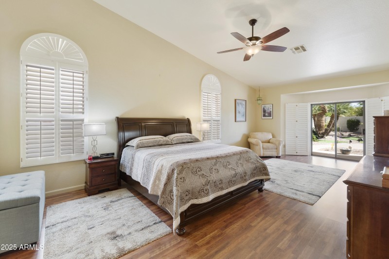 Primary Suite with patio access