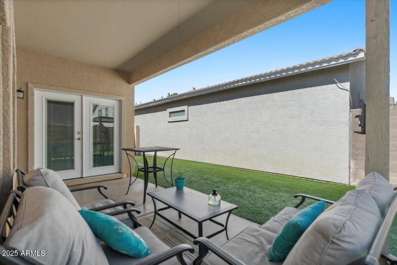 29-Back patio and yard