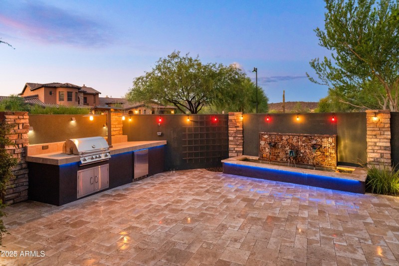 BBQ and Fountain