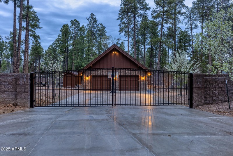 Gate at Twilight