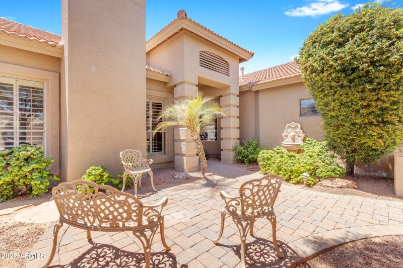 Front courtyard