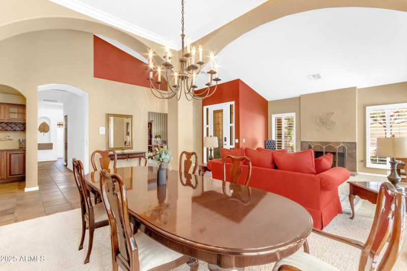 Formal dining room