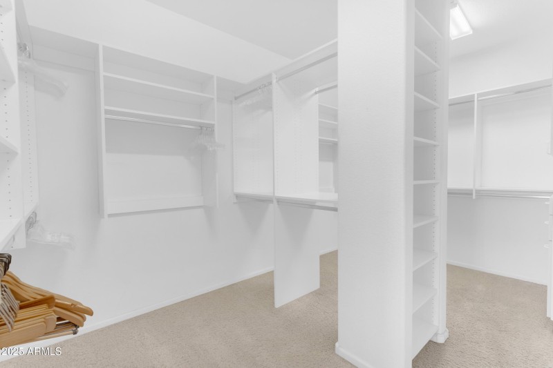 Huge primary closet