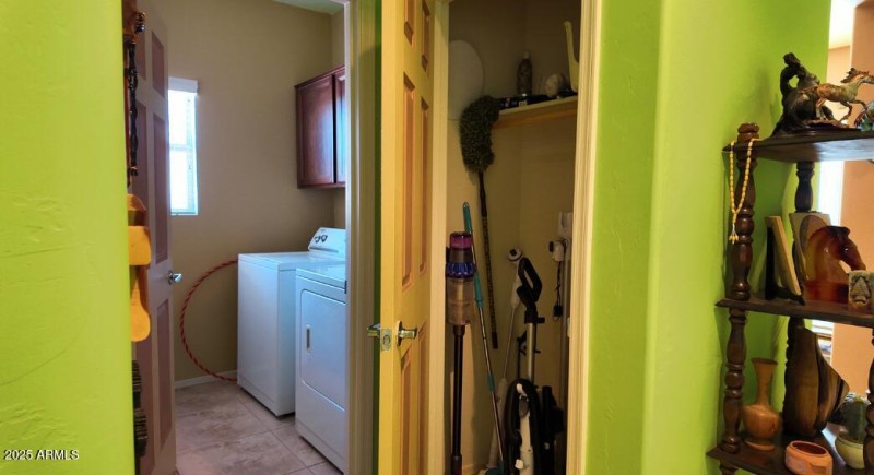 Washroom and Storage Closet