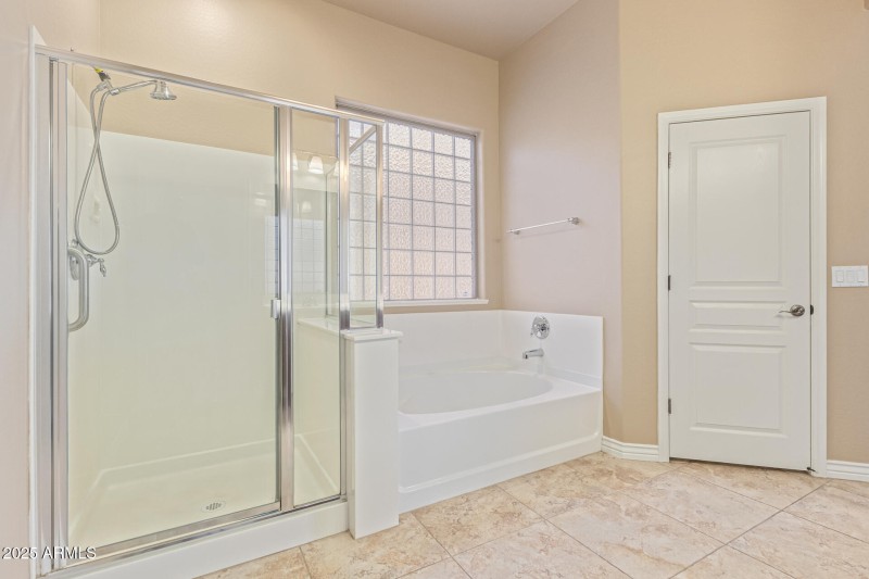 Separate Shower & Tub