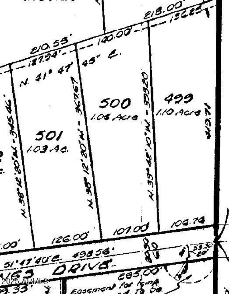 Lot 501 Plat