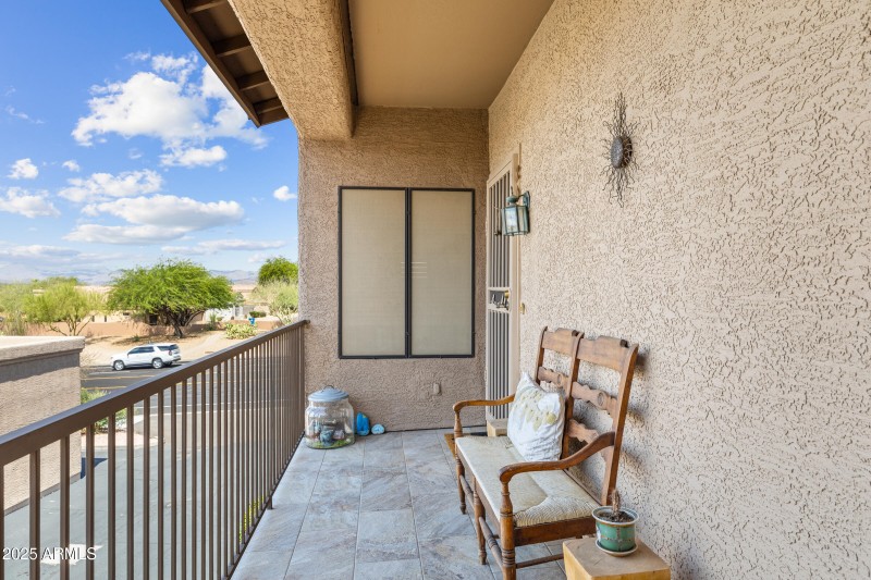 Front balcony