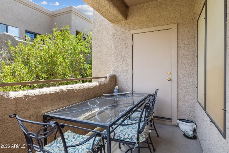 Rear balcony